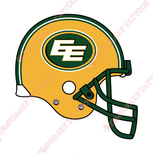Edmonton Eskimos Customize Temporary Tattoos Stickers NO.7594